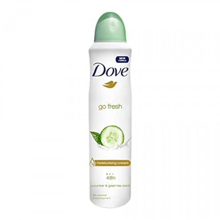 Dove Go Fresh Antiperspirant Spray with Cucumber 250 ml Dove Go Fresh Antiperspirant Spray with Cucumber 250 ml