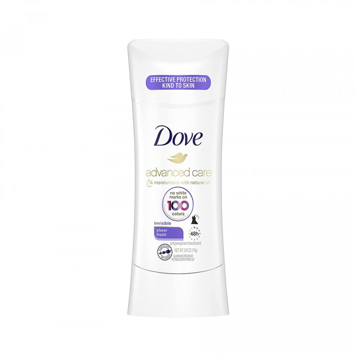 Dove Advanced Care Antiperspirant Deodorant Restore 74G -With a classic, clean and delicate scent, this deodorant gives you up to 48 hours of protection. -Infused with our signature moisturizers 1/4 in natural oil, this | Veela Beauty Dove Advanced Care Antiperspirant Deodorant Restore 74G -With a classic, clean and delicate scent, this deodorant gives you up to 48 hours of protection. -Infused with our signature moisturizers 1/4 in natural oil, this | Veela Beauty