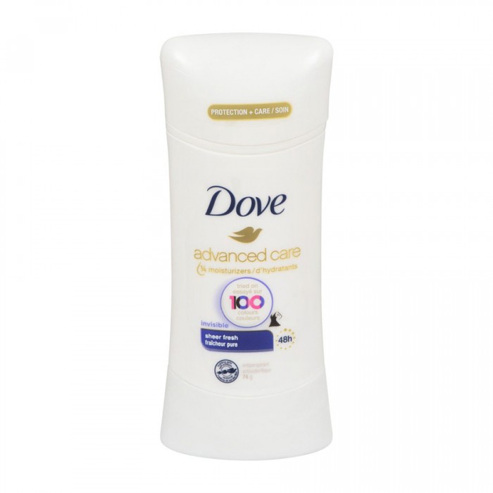Dove Invisible Advanced Care Sheer Fresh Antiperspirant 74g Dove Invisible Advanced Care Sheer Fresh Antiperspirant 74g