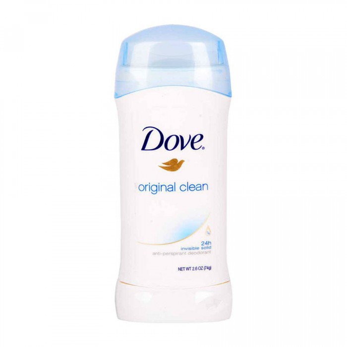 Dove Deodorant Stick Invisible Solid Original Clean 74g Dove Deodorant Stick Invisible Solid Original Clean 74g
