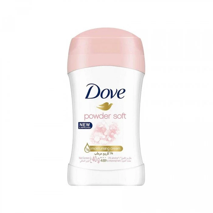 Dove stick powder soft 40 ml Prevent body odor caused by the bacterial breakdown.