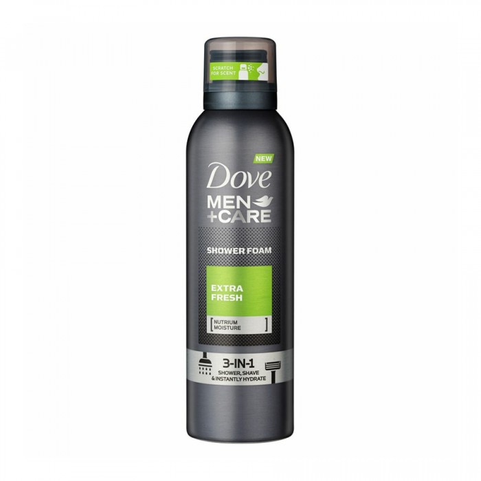 Dove Care Extra Fresh Shower Foam is a rich foam with a refreshing and energetic scent. The formula, which is equipped with the NutriumMoisture technology, helps to maintain the natural moisture content, thus protecting | Veela Beauty Dove Care Extra Fresh Shower Foam is a rich foam with a