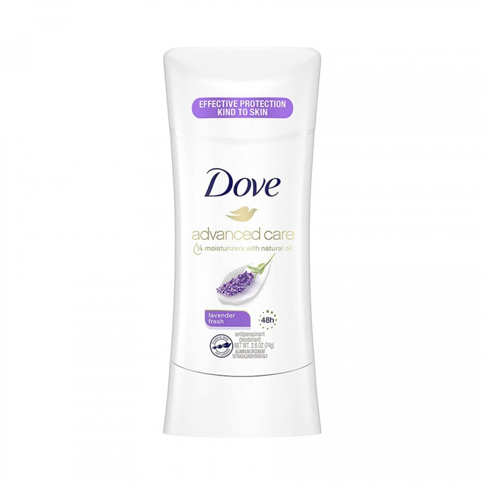DOVE ADVANCED CARE LAVENDER FRESH FOR HER 74 G DOVE ADVANCED CARE LAVENDER FRESH FOR HER 74 G
