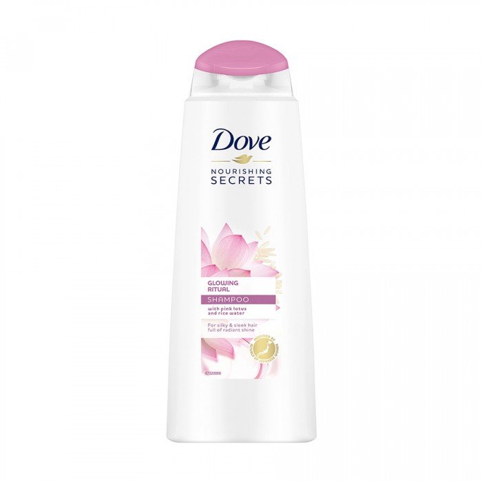 Dove glowing ritual for silky and smooth gorgeous straight hair shampoo. It is a unique line of hair or who is in three series, which are inspired by the care uses different parts of the world. Dove Nourishing secre | Veela Beauty Dove glowing ritual for silky and smooth gorgeous