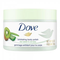 Dove Body Scrub Kiwi Seeds & Aloe Scent 225ml |Veela Beauty