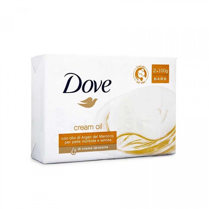 يجمع قالب كريم الجمال Dove Cream Oil