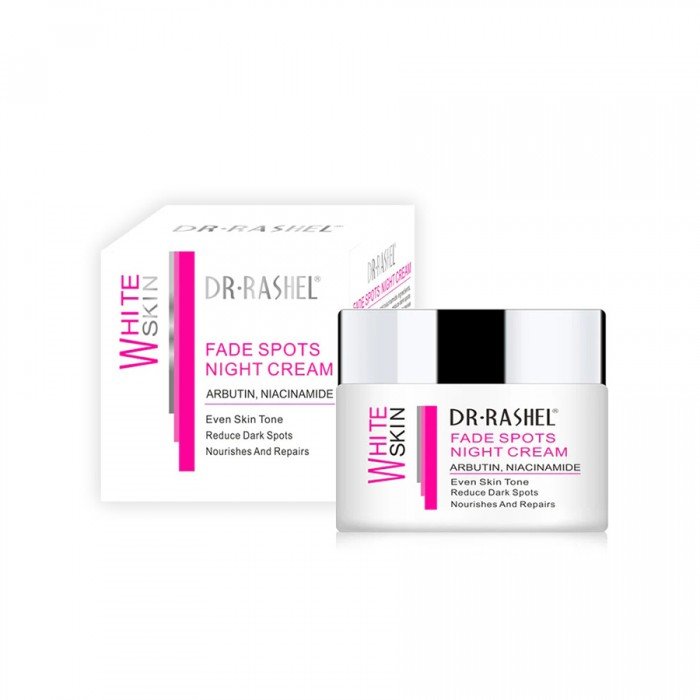 Dr Rashel Fade Spot Night Cream 50G
Fade Spots Night Cream
Benefits:This night cream is formulated with arbutin and niacinamide