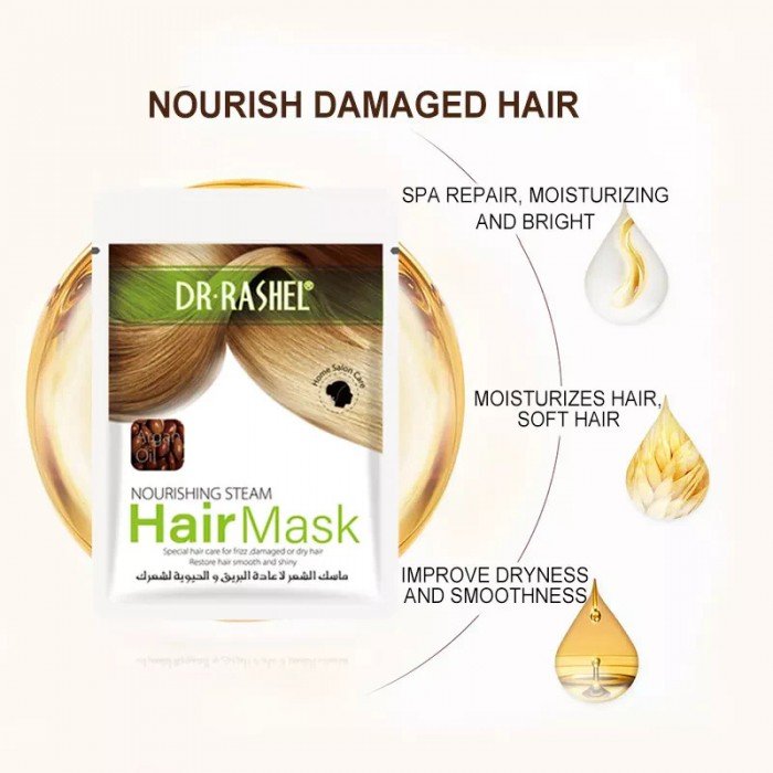 Dr Rashel Argan Oil Nourishing Steam Hair Mask Dr | Veela Beauty