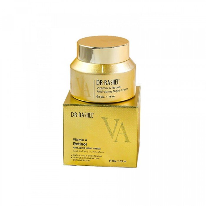 Dr Rashel Vitamin A Retinol Anti Aging Night Cream 50G
Anti-Aging Night Cream
Benefits:Excellent Moisturizer: Provides deep