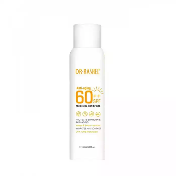 Dr Rashel Anti-Aging SPF 60++ Moisture Sun Spray 150ml
Dr | Veela Beauty Dr Rashel Anti-Aging SPF 60++ Moisture Sun Spray 150ml
Dr | Veela Beauty
