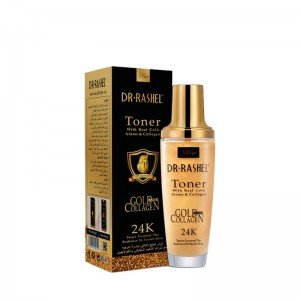 Dr Rashel 24K Toner With Real Gold Atoms And Collagen Moiturizing Purify Lightening Skin, 120 Ml Dr Rashel 24K Toner With Real Gold Atoms And Collagen Moiturizing Purify Lightening Skin, 120 Ml