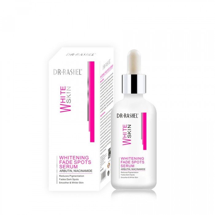 Dr Rashel Whitening Fade Spots Serum White 50ml
Brightening Facial Serum
Benefits:Reduces Pigmentation: Formulated with arbutin