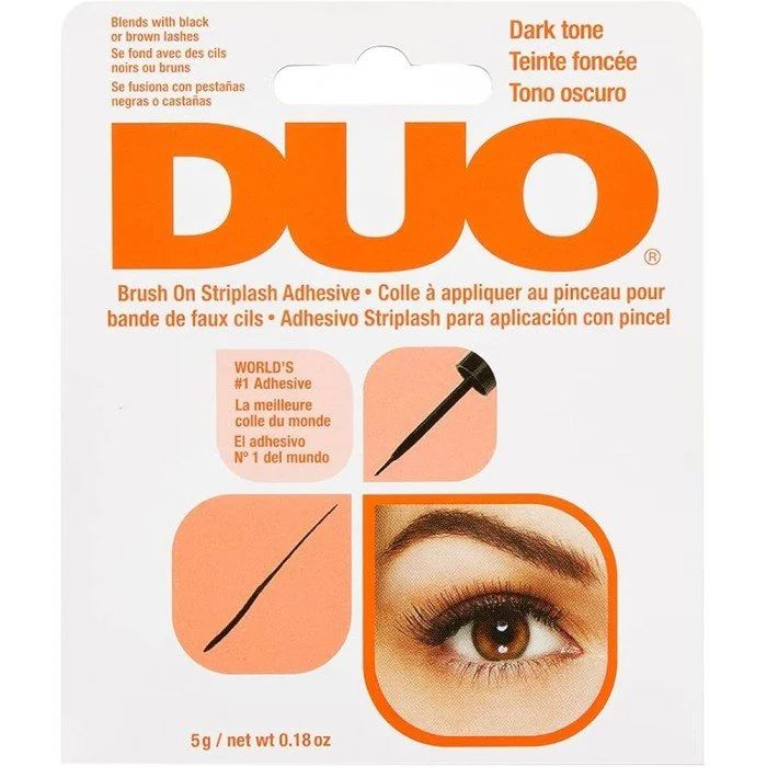 صمغ الرموش بفرشاه اسود ديو لاصق الرموش Duo Brush-On Striplash Adhesive - لون داكن | Veela صمغ الرموش بفرشاه اسود ديو لاصق الرموش Duo Brush-On Striplash Adhesive - لون داكن | Veela