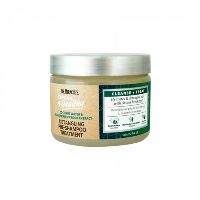 Brand: Dr. Miracles
Scent Coconut Water
Hair Type: Dry
Item Weight: 340 g PROVEN HAIR CARE - Infused with Coconut Water, Marshmallow Root and Aloe Vera, hydrates and restores moisture to dry damaged hair. Detangle hai | Veela Beauty Brand: Dr | فييلا بيوتي