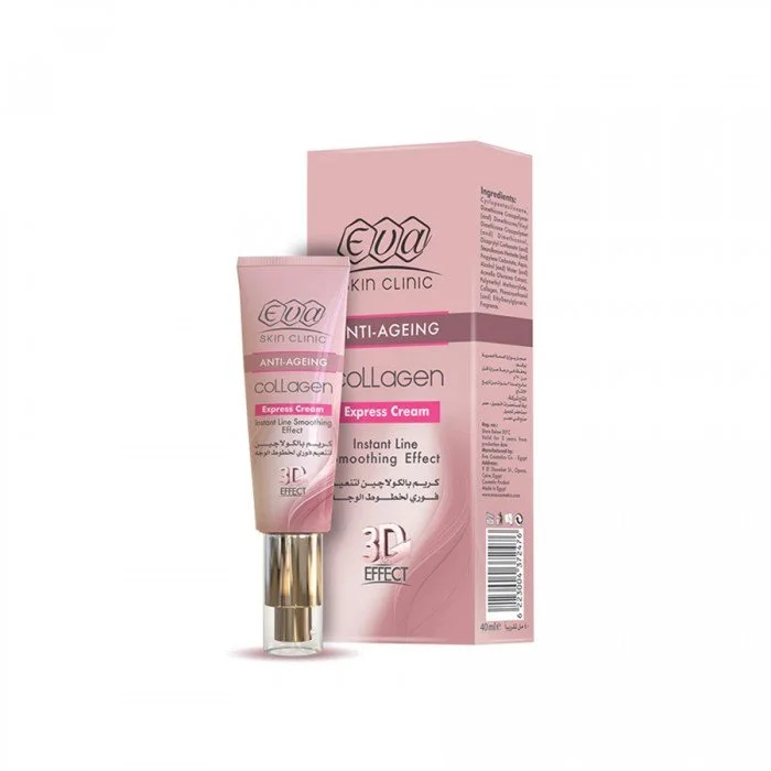 Eva Collagen Express Cream Instant line Smoothing Effect 40ml
Description:This is a cream designed to provide an instant Eva Collagen Express Cream Instant line Smoothing Effect 40ml
Description:This is a cream designed to provide an instant