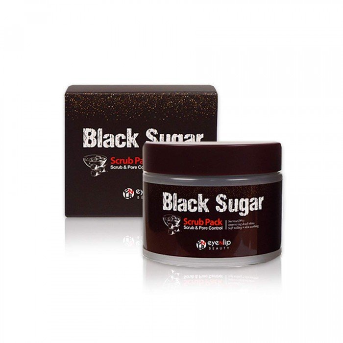 EYENLIP BLACK SUGAR SCRUB PACK 100ml | Veela Beauty EYENLIP BLACK SUGAR SCRUB PACK 100ml | فييلا