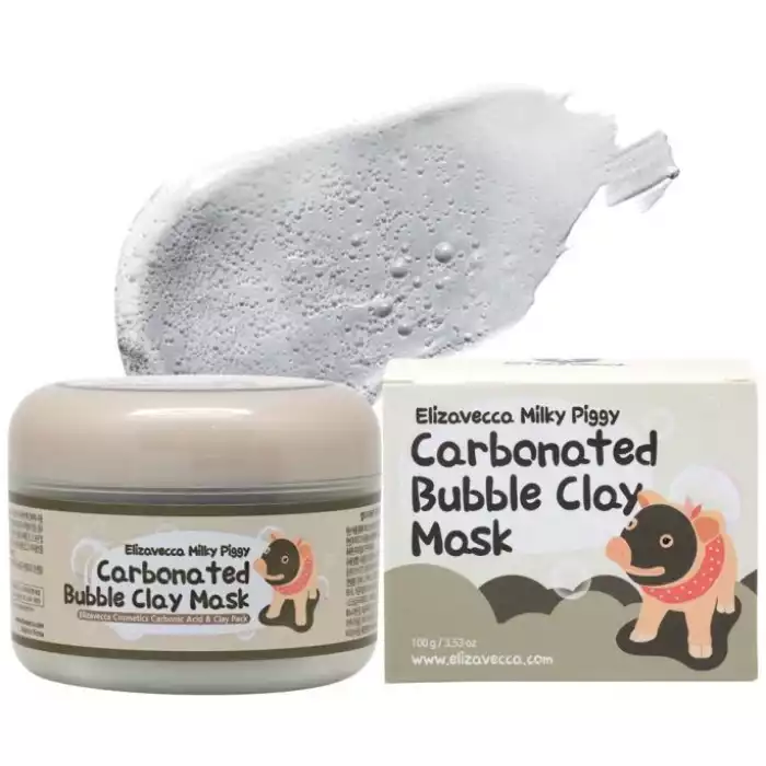 Elizavecca Milky Piggy Carbonated Bubble Clay Mask 100ml This Mask Stimulates Skin With Bubbles To Bring Out Healthy Glow While Elizavecca Milky Piggy Carbonated Bubble Clay Mask 100ml This Mask Stimulates Skin With Bubbles To Bring Out Healthy Glow While