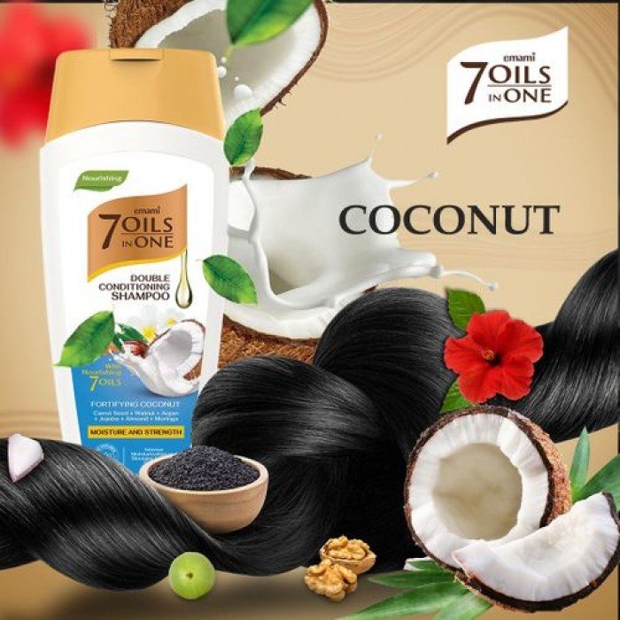 Emami 7 in 1 Coconut Moisturizing Shampoo  | Veela Beauty