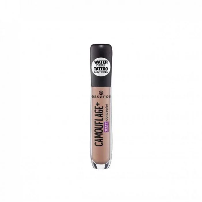 The waterproof concealer mattifies the skin and reliably