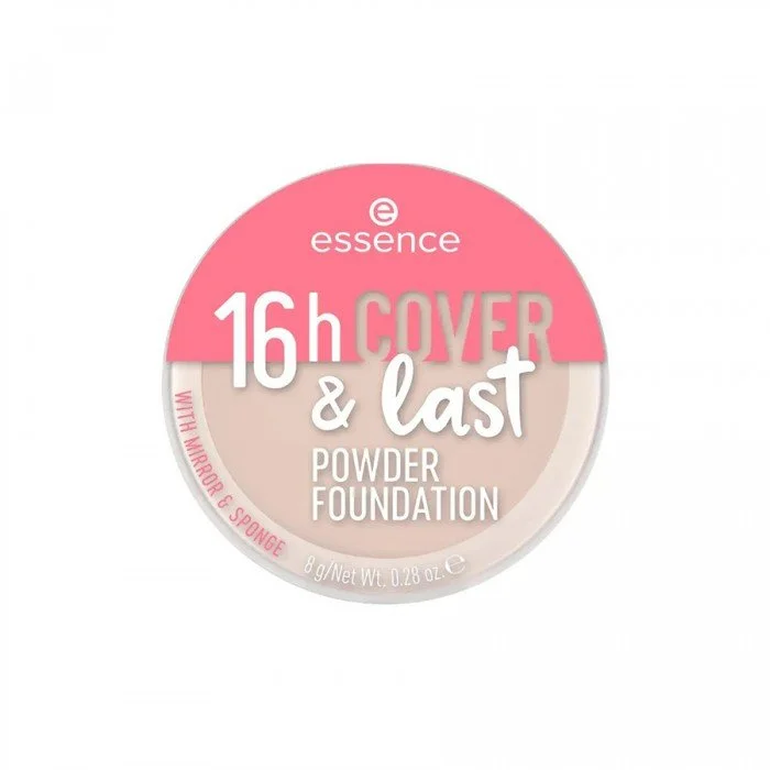 Essence 16H Cover & Last Powder Foundation 01 Porcelain