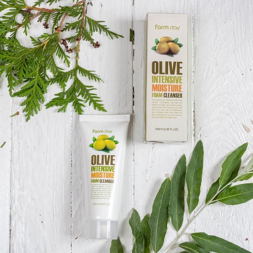 Farm Stay Olive Intensive Moisture Foam Cleanser 100Ml Farm Stay Olive Intensive Moisture Foam Cleanser 100Ml