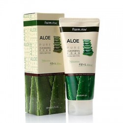 Farmstay Aloe Pure Cleansing Foam 180Ml | Veela Beauty