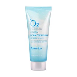 Farm Stay O2 Premium Aqua Foam Cleansing 100Ml |Veela Beauty