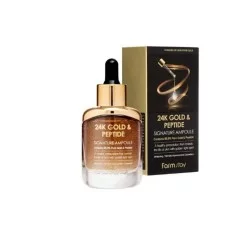 Farmstay 24K Gold &Peptide Signature Ampoule 35Ml | فييلا بيوتي