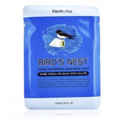 Farmstay Visible Difference Birds Nest Aqua Mask Pack 1Sheet |Veela Beauty