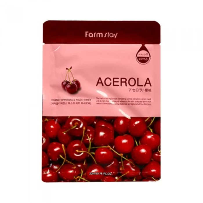 The fresh sheet-type mask containing acerola extracts to