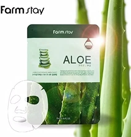 Farmstay Visible Difference Mask Sheet Aloe 1Sheet