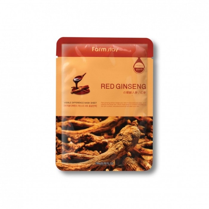 Red ginseng extract keeps your skin moisturized and clear