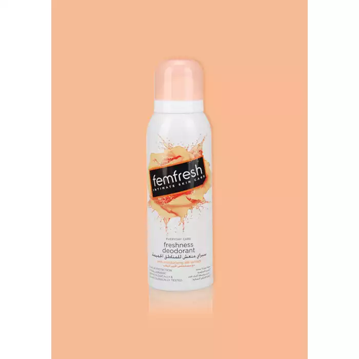 Femfresh Deodorant Spray is a talc-free formula that Femfresh Deodorant Spray is a talc-free formula that