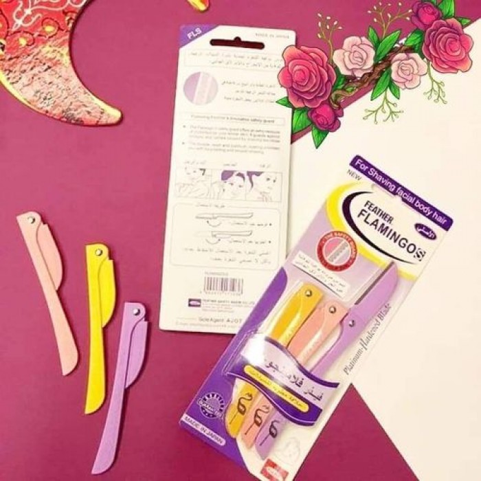 Flamingo Razor For Face & Body Shaving 3 Pcs | فييلا