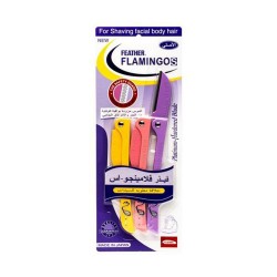 Flamingo Razor For Face & Body Shaving 3 Pcs
