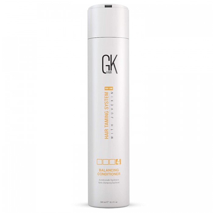 GK Conditioner for oily hair to normal hair is a blend of NATURAL SEED OILS And NATURAL PLANT EXTRACTS that help in hydrating hair and balancing pH levels to reduce excess oil. Fortified with JUVEXIN a keratin anti-agin | Veela Beauty GK Conditioner for oily hair to normal hair is a blend of