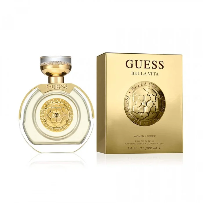 Bella Vita هو عطر جديد Guess تم إصدار العطر في عام 2020. مناسب لفصل الخريف وأمبير؛ الربيع ، موصى به للمساء وأمبير. الاستخدام اليومي الرائحة هي رائحة الأزهار الفاكهية. قابل جيس بيلا فيتا. هذا العطر الجذاب عبارة عن مزيج من | فييلا بيوتي Bella Vita هو عطر جديد Guess تم إصدار