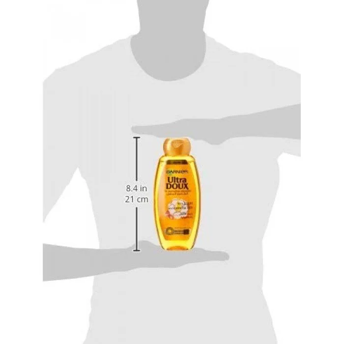 شامبو ألترا دوكس المذهل بزيت الأرغان والكاميليا من غارنييه: تم تصميم Garnier Amazing Shampoo للشعر الجاف والباهت ، حيث يجمع بين زيت الأرغان وزيت الكاميليا لخصائصهما الرائعة. عند استخدامه بانتظام ، سيصبح شعرك مرنًا ولامعً | فييلا بيوتي شامبو ألترا دوكس المذهل بزيت