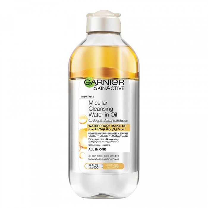 Garnier SkinActive Micellar Cleansing Water In Oil Clear 400ml Garnier SkinActive Micellar Cleansing Water In Oil Clear 400ml