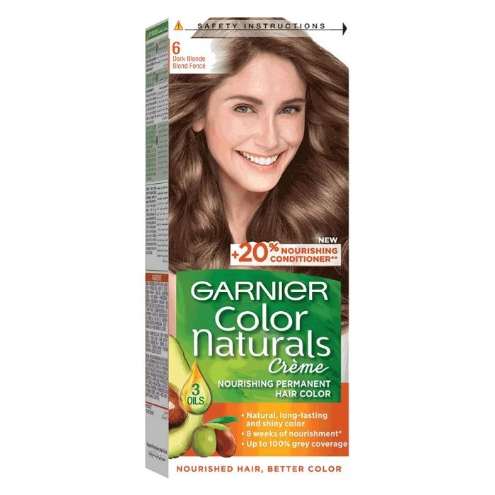 Nourished hair means great color with Garnier Color Naturals. Fortified with olive oil, avocado and shea. Your hair is nourished before and after coloring for up to 8 weeks. For a natural, lustrous color. Full coverage o | Veela Beauty Nourished hair means great color with Garnier Color