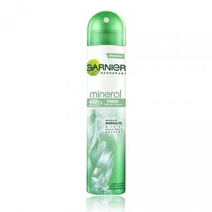 Garnier Mineral Invisible Spray Deodorant 200ml
Anti white marks on black clothing
48hr protection
Alcohol free | Veela Beauty | فييلا بيوتي