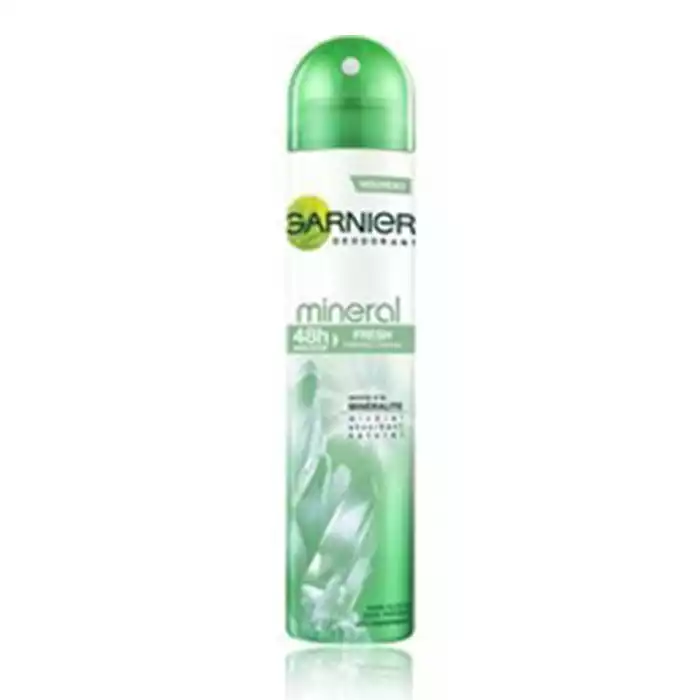 Garnier Mineral Invisible Spray Deodorant 200ml
Anti white marks on black clothing
48hr protection
Alcohol free | Veela Beauty | فييلا بيوتي