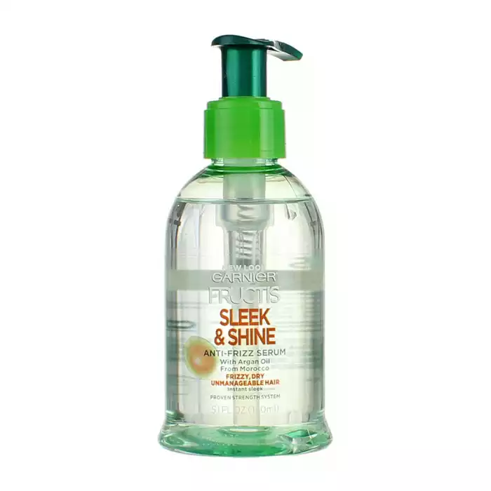 Dispenses 1 pump of serum, or as much as needed for your hair type, into your hands. Apply evenly to damp or dry hair. Do not rinse. For the most elegant look, style with a brush and blow dryer. For best results, use the | Veela Beauty Dispenses 1 pump of serum, or as much as needed for your