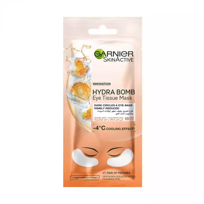 For tired and dull eye contours, this tissue mask enriched with orange juice and hyaluronic acid will leave the eye area looking brighter, more refreshed and more awake.
PROVEN EFFICACY: intensely hydrates and reduces ap | Veela Beauty For tired and dull eye contours, this tissue mask enriched