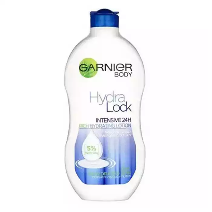 Hydralock body lotion provides non-stop hydration all year round.
Developed by Garnier for dry and dehydrated skin.
Enriched with 5% Hydrourea to maintain its continuity.
Provides optimum hydration for skin care from dry | Veela Beauty Hydralock body lotion provides non-stop hydration all year
