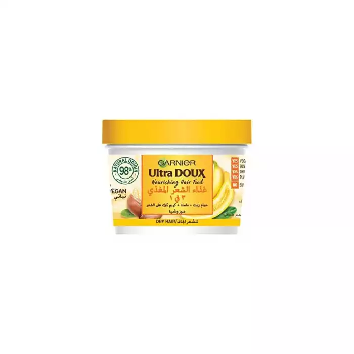 Garnier Ultra Doux Nourishing Banana 3in1 Hair Food For Dry Garnier Ultra Doux Nourishing Banana 3in1 Hair Food For Dry