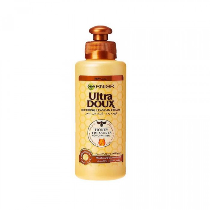 GARNIER ULTRA DOUC HONEY REPAIRING CREAM DAMAGED AND WEAK HAIR 200ML PARTNERS Grainer Ultra Douc: repairs royal jelly known for its fortifying properties, protective propolis a natural sealant made from bees and nourishi | Veela Beauty GARNIER ULTRA DOUC HONEY REPAIRING CREAM DAMAGED AND WEAK