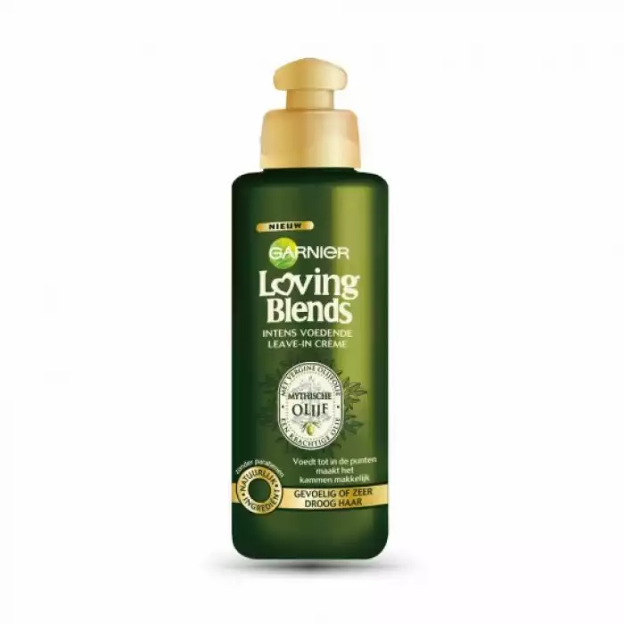 Garnier Loving Blends intense nourishing cream Especially for sensitive or dehydrated hair, Garnier Loving Blends now has an intensely nourishing cream with virgin olive oil. This cream has an immediate caring effect on | Veela Beauty Garnier Loving Blends intense nourishing cream | فييلا