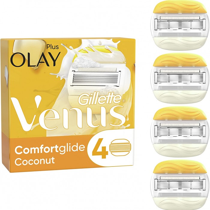 Gillette Venus & Olay Womens Razor Blade Refills 4 Gillette Venus & Olay Womens Razor Blade Refills 4