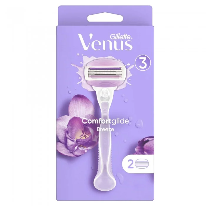 Gillette Venus Comfortglide Breeze Razor With 2 Gillette Venus Comfortglide Breeze Razor With 2
